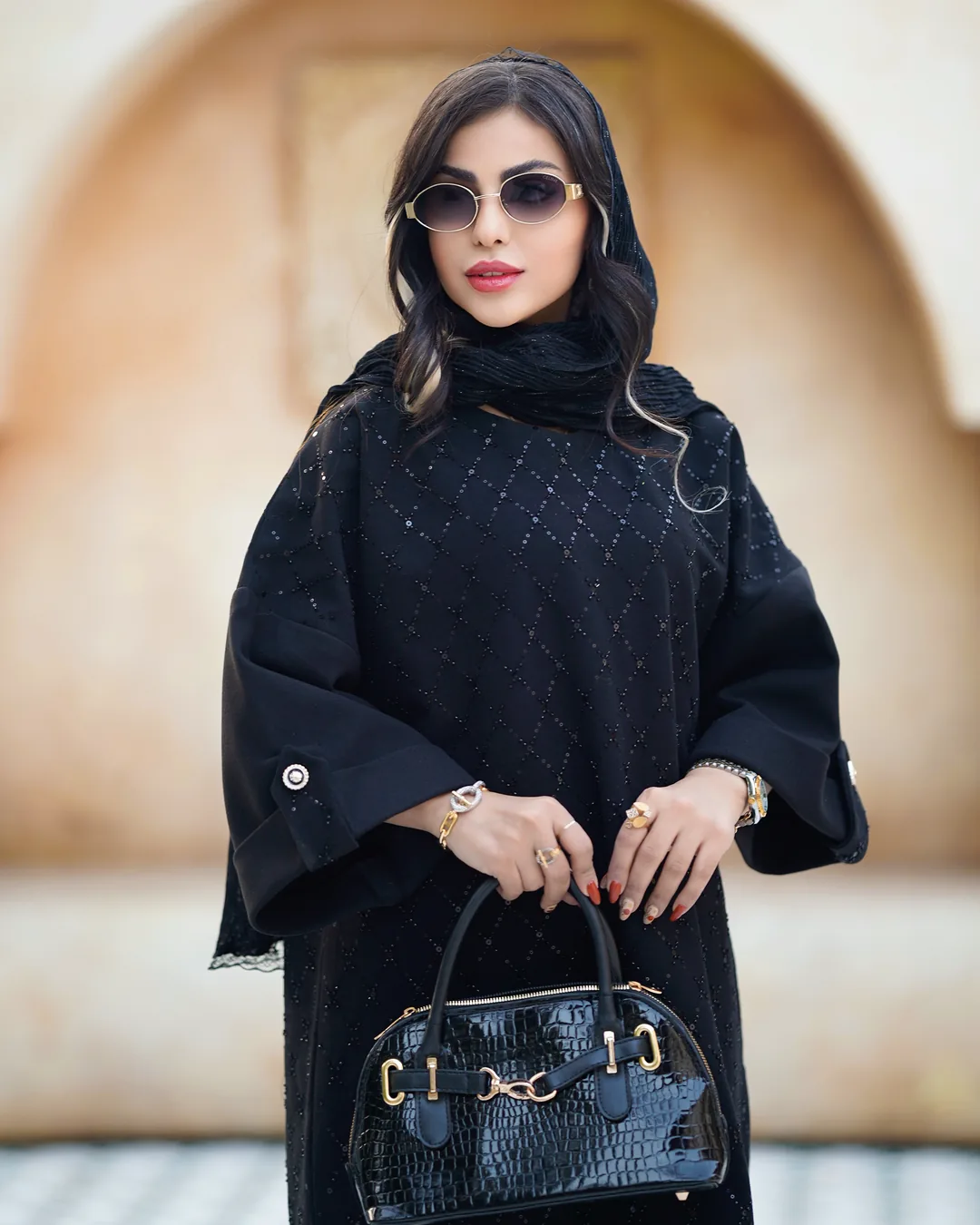 کفتان جواهر رنگ مشکی