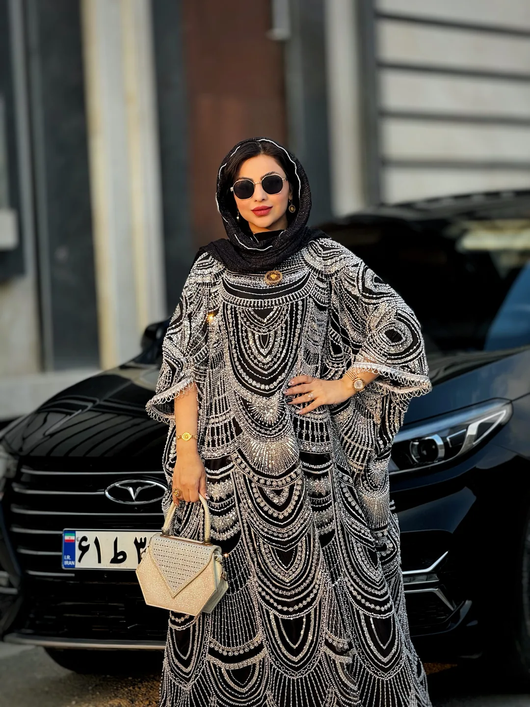 عبایه مجلسی طرح بزرگ