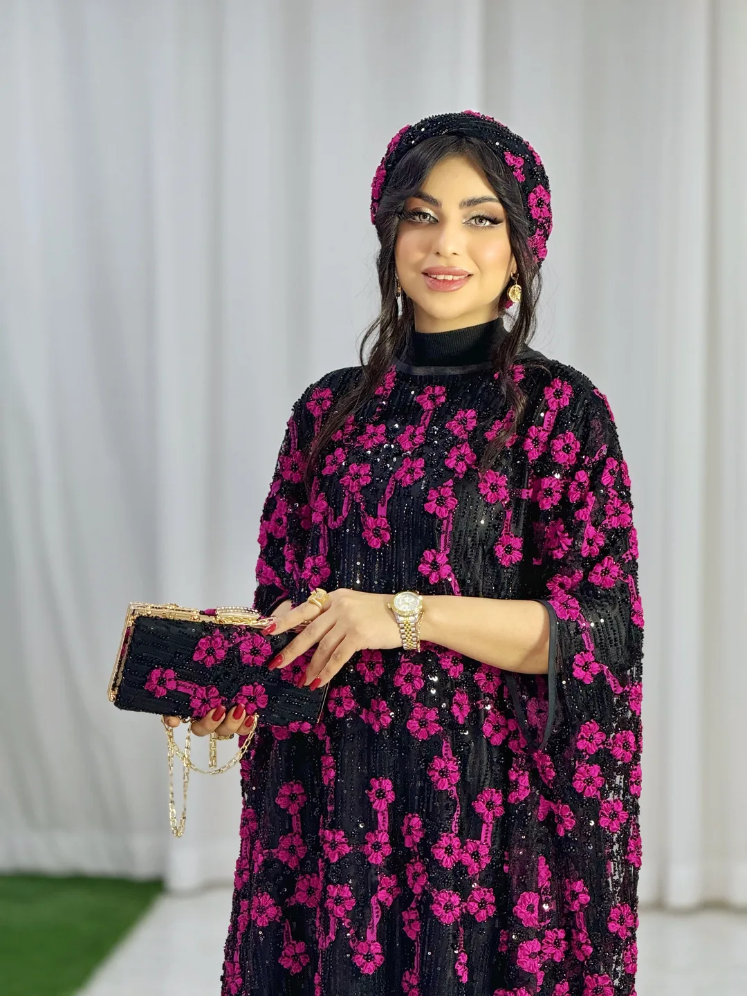 عبایه مجلسی طرح گل