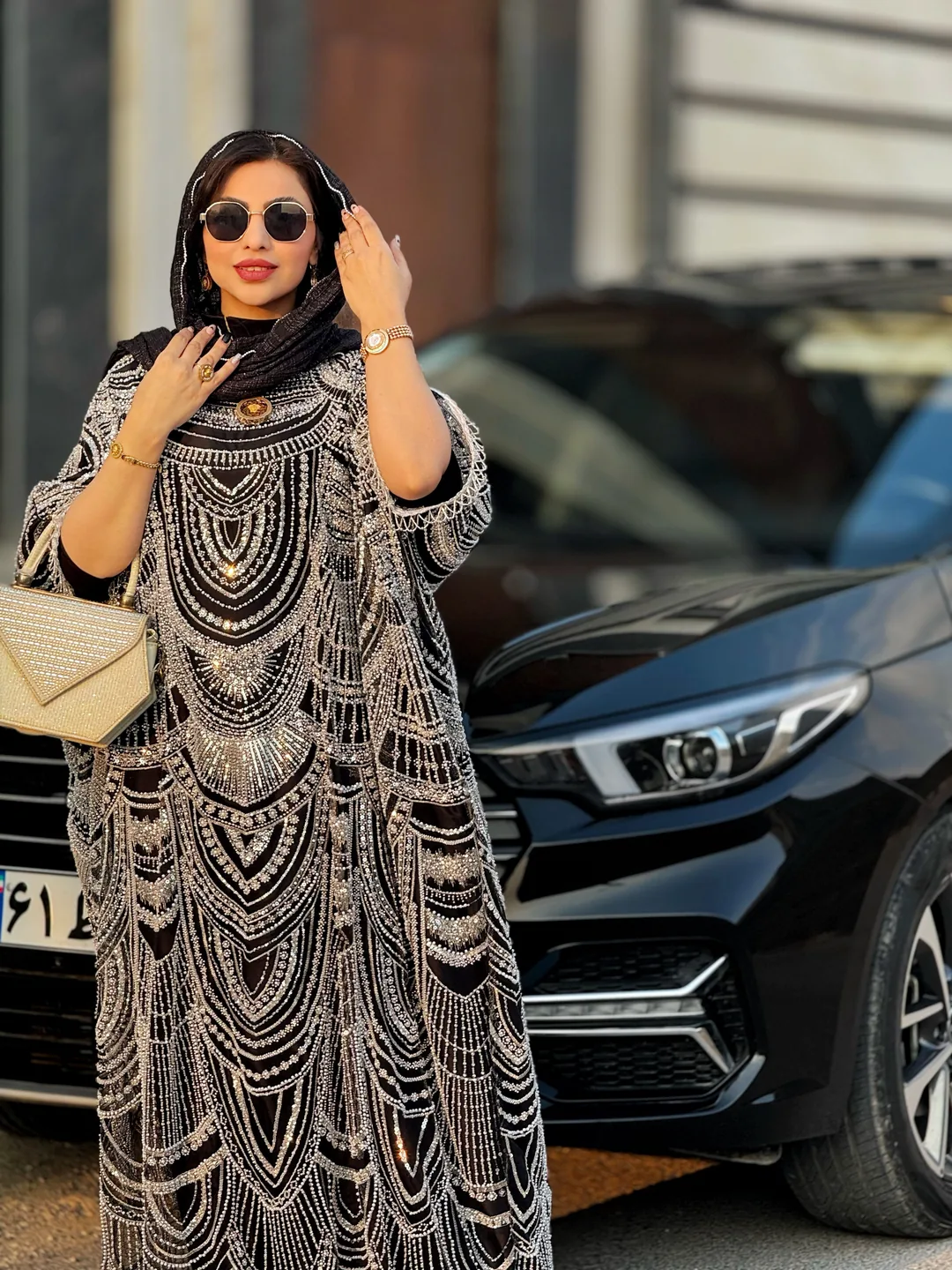 عبایه مجلسی طرح بزرگ