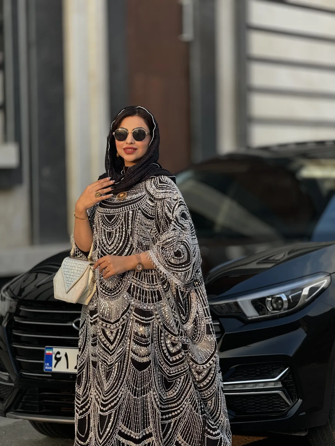 عبایه مجلسی طرح بزرگ