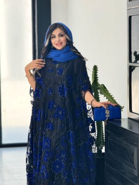 عبایه نیلوفر آبی